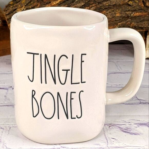 Rae Dunn JINGLE BONES Ceramic Mug - Picture 1 of 6